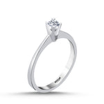 Load image into Gallery viewer, 0.15 Karat EF SI Solitaire Diamond Ring