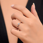 Load image into Gallery viewer, 0.20 Karat EF SI Solitaire Diamond Ring