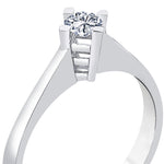 Load image into Gallery viewer, 0.25 Karat EF SI Solitaire Diamond Ring
