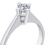 Load image into Gallery viewer, 0.39 Karat EF SI Solitaire Diamond Ring