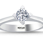 Load image into Gallery viewer, 0.50 Karat EF SI Solitaire Diamond Ring