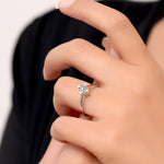 Load image into Gallery viewer, 0.50 Karat EF SI Solitaire Diamond Ring