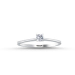 Load image into Gallery viewer, 0.09 Karat EF SI Solitaire Diamond Ring