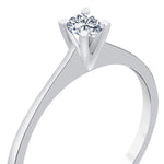 Load image into Gallery viewer, 0.15 Karat EF SI Solitaire Diamond Ring