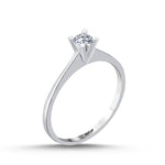 Load image into Gallery viewer, 0.19 Karat EF SI Solitaire Diamond Ring