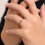 Load image into Gallery viewer, 0.20 Karat EF SI Solitaire Diamond Ring
