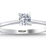 Load image into Gallery viewer, 0.25 Karat EF SI Solitaire Diamond Ring