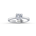 Load image into Gallery viewer, 0.50 Karat EF SI Solitaire Diamond Ring