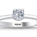 Load image into Gallery viewer, 0.25 Karat EF SI Solitaire Diamond Ring