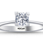 Load image into Gallery viewer, 0.50 Karat EF SI Solitaire Diamond Ring