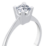 Load image into Gallery viewer, 0.50 Karat EF SI Solitaire Diamond Ring