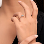 Load image into Gallery viewer, 0.50 Karat EF SI Solitaire Diamond Ring