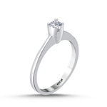 Load image into Gallery viewer, 0.19 Karat EF SI Diamond Solitaire Ring