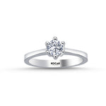 Load image into Gallery viewer, 0.50 Karat EF SI Solitaire Diamond Ring