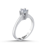 Load image into Gallery viewer, 0.50 Karat EF SI Solitaire Diamond Ring