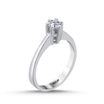 Load image into Gallery viewer, 0.30 Karat EF SI Diamond Solitaire Ring