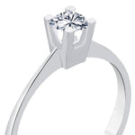 Load image into Gallery viewer, 0.30 Karat EF SI Diamond Solitaire Ring