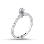 Load image into Gallery viewer, 0.10 Karat EF SI Solitaire Diamond Ring