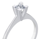 Load image into Gallery viewer, 0.20 Karat EF SI Solitaire Diamond Ring