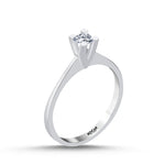 Load image into Gallery viewer, 0.15 Karat EF SI Solitaire Diamond Ring