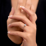 Load image into Gallery viewer, 0.50 Karat EF SI Solitaire Diamond Ring