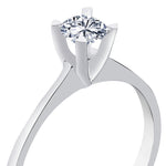 Load image into Gallery viewer, 0.39 Karat EF SI Solitaire Diamond Ring