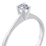 Load image into Gallery viewer, 0.19 Karat EF SI Solitaire Diamond Ring
