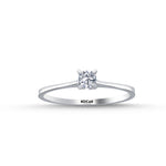 Load image into Gallery viewer, 0.15 Karat EF SI Solitaire Diamond Ring