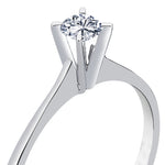 Load image into Gallery viewer, 0.19 Karat EF SI Solitaire Diamond Ring