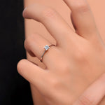 Load image into Gallery viewer, 0.19 Karat EF SI Solitaire Diamond Ring