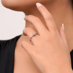 Load image into Gallery viewer, 0.40 Karat EF SI Solitaire Diamond Ring