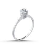 Load image into Gallery viewer, 0.39 Karat EF SI Solitaire Diamond Ring