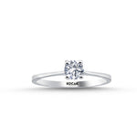 Load image into Gallery viewer, 0.39 Karat EF SI Solitaire Diamond Ring