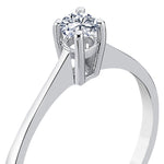 Load image into Gallery viewer, 0.20 Karat EF SI Solitaire Diamond Ring