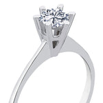 Load image into Gallery viewer, 0.50 Karat EF SI Solitaire Diamond Ring