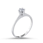 Load image into Gallery viewer, 0.15 Karat EF SI Solitaire Diamond Ring