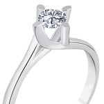 Load image into Gallery viewer, 0.39 Karat EF SI Solitaire Diamond Ring