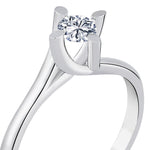 Load image into Gallery viewer, 0.30 Karat EF SI Solitaire Diamond Ring