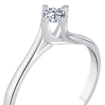 Load image into Gallery viewer, 0.15 Karat EF SI Solitaire Diamond Ring
