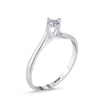 Load image into Gallery viewer, 0.15 Karat EF SI Solitaire Diamond Ring