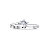 Load image into Gallery viewer, 0.15 Karat EF SI Solitaire Diamond Ring