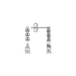 Load image into Gallery viewer, 0.29 Karat Diamond Baguette Earrings