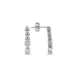Load image into Gallery viewer, 0.40 Karat Diamond Baguette Earrings