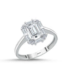 Load image into Gallery viewer, 14ct Baguette Stone Set Gold Ring