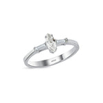 Load image into Gallery viewer, 0.34 Karat Baguette Diamond Ring