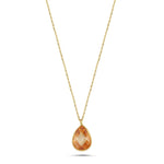 Load image into Gallery viewer, 14ct Multicolour Stone Set Gold Necklace