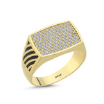 Load image into Gallery viewer, 0.69 Karat Diamond Design Men's Ring