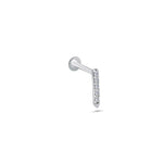 Load image into Gallery viewer, 0.04 Karat Diamond Design Men's Earrings