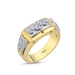 Load image into Gallery viewer, 1.03 Karat Diamond Design Men's Ring