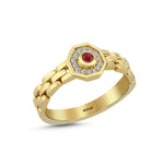 Load image into Gallery viewer, 0.21 Karat Diamond Design Men's Ring